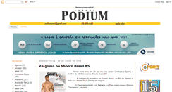 Desktop Screenshot of jornalpodium.com.br