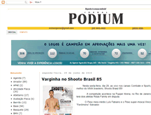 Tablet Screenshot of jornalpodium.com.br